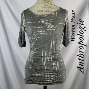 Anthropologie Weston Wear Polka Dot Blouse M